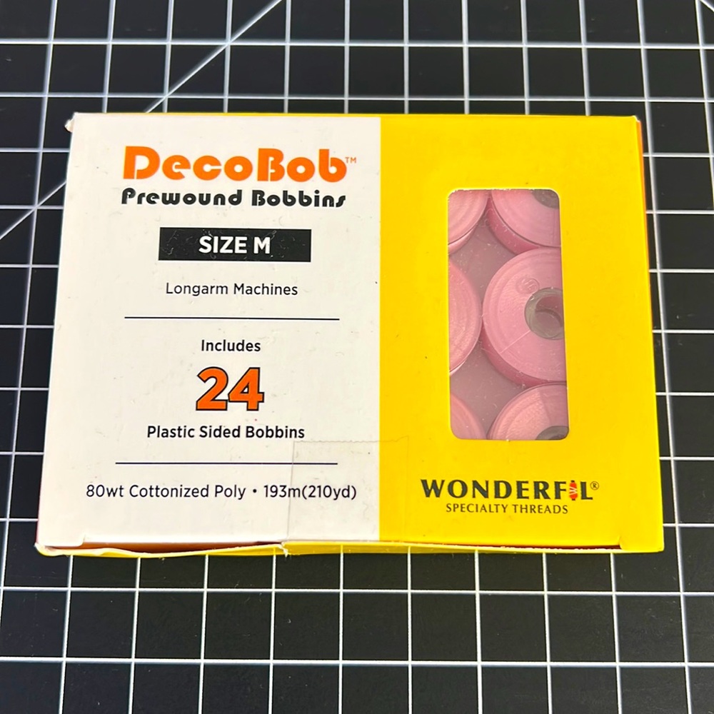 24  DecoBob Prewound Bobbins Size M